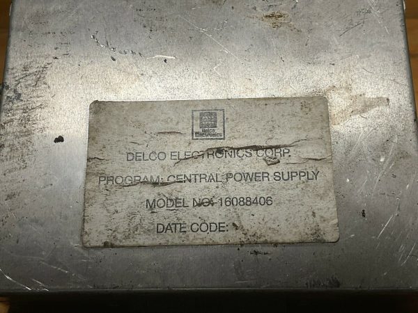 1988-1989 Buick Reatta  Power Supply Converter Control Module  #16088406 - Image 3