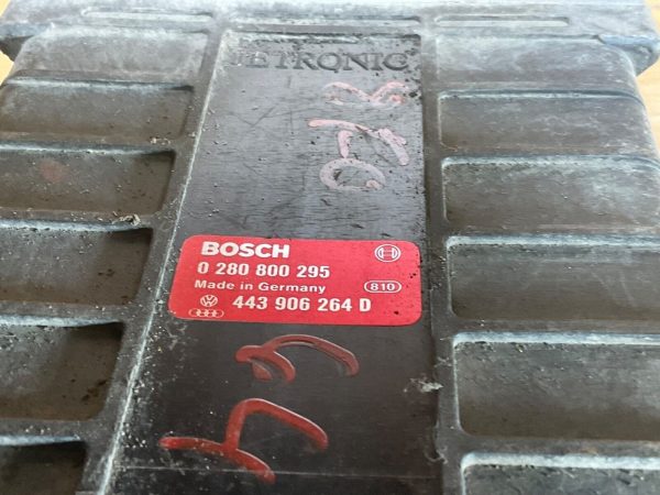 1989 AUDI 80 Engine Computer Module ECM ECU  0280800295 - Image 3
