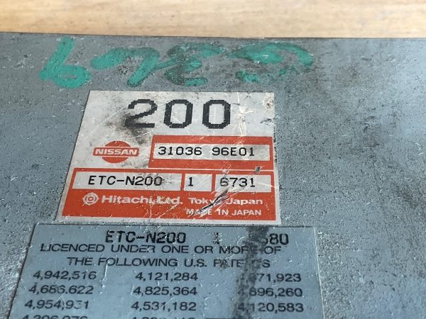 1994 Nissan Maxima Transmission Control Module TCU TCM  31036 96E01 - Image 4