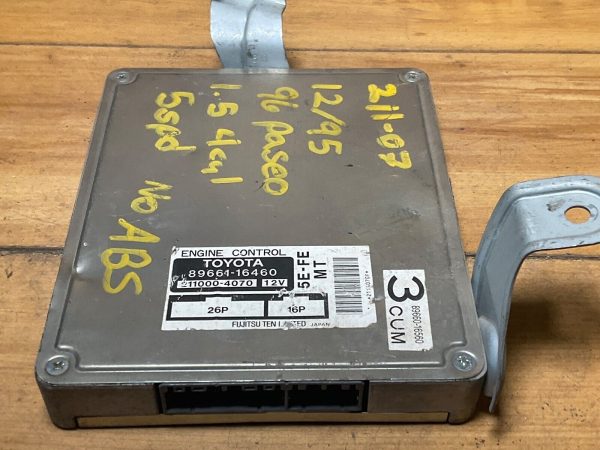 1996 Toyota Paseo Engine Computer Module ECM ECU  89661-16460 - Image 6