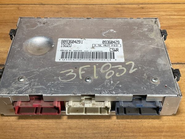 1999 Isuzu Trooper Engine Computer  Module  Ecu Ecm 8093604291 - Image 7