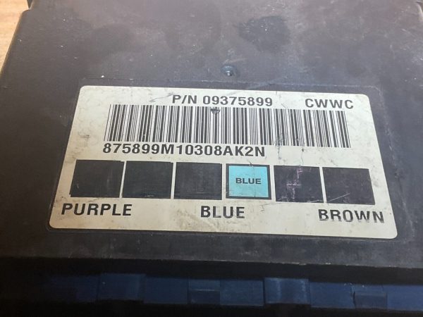 2001  Chevrolet Silverado 3500 Body Control Module BCM 09375899 - Image 3