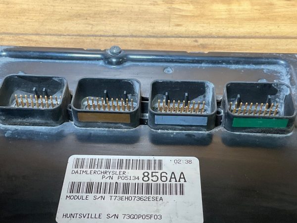 2004 Chrysler Pacifica Engine Engine Computer Module ECM ECU 05134856AA - Image 3