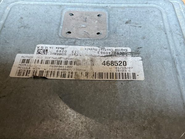 2007-10 Dodge Caliber Engine Computer Module  ECU ECM P68000110AF - Image 5