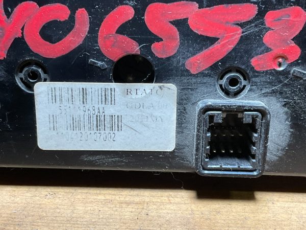 2012 Dodge Caravan Mopar Rear Climate Controls Unit 55111968aa - Image 3