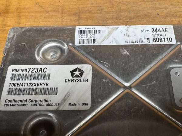 2013 Charger 3.6L Engine computer 68171344AE ECM ECU OEM - Image 5
