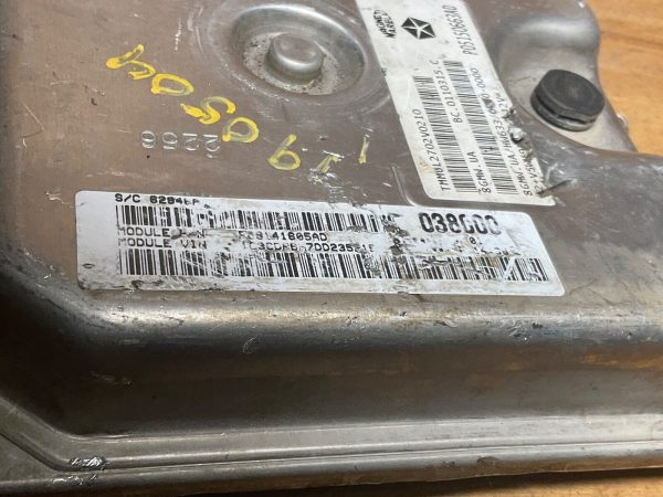 2013 Dodge Dart Engine Control Module ECM ECU  P05150663AD - Image 4