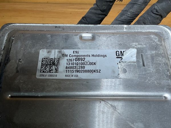 2014-16 Chevrolet Silverado Engine Computer  Module ECM ECU 12670892 - Image 5