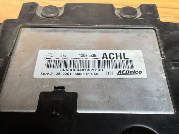 2017-2019 Chevrolet Sonic Engine Computer Module ECU ECM 12695536 - Image 4