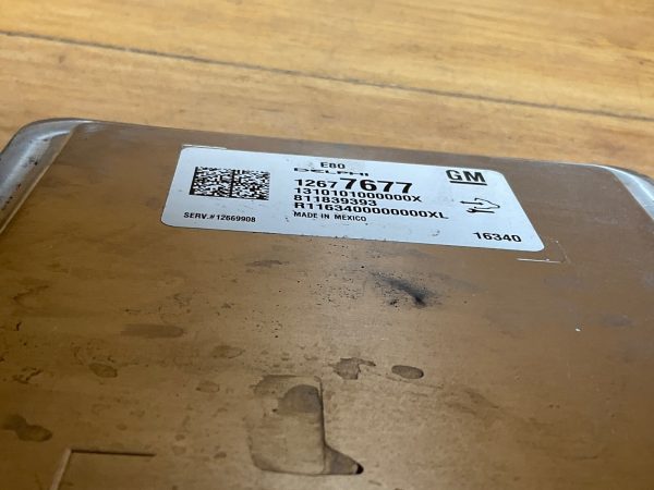 2017 Chevrolet Cruze Engine Computer Module ECU ECM 12677677 - Image 5