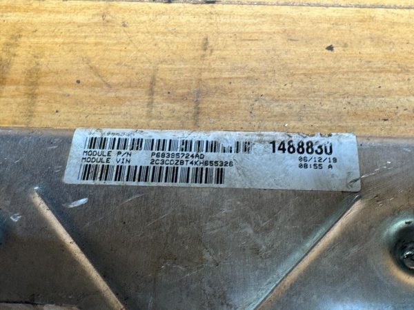 2018-19 Dodge Challenger Engine Computer Module ECU ECM 68395724AD - Image 5