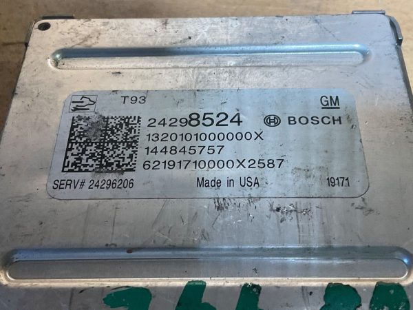 2019 Chevrolet Silverado 1500 Engine Computer Module ECM ECU 24298524 - Image 3