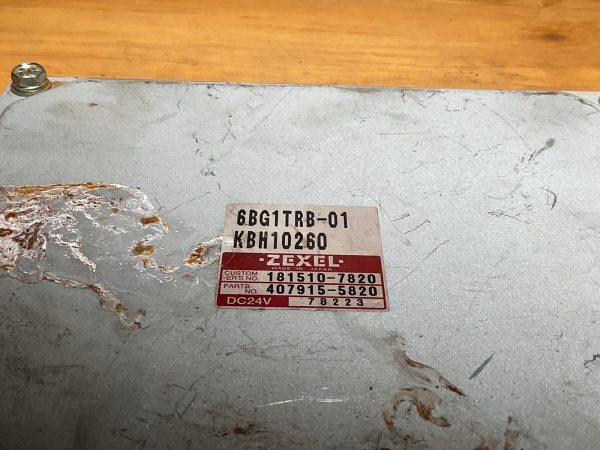 Isuzu Sumitomo Excavator Engine Computer Module  6BG1TRB-01, 181510-7820 - Image 3